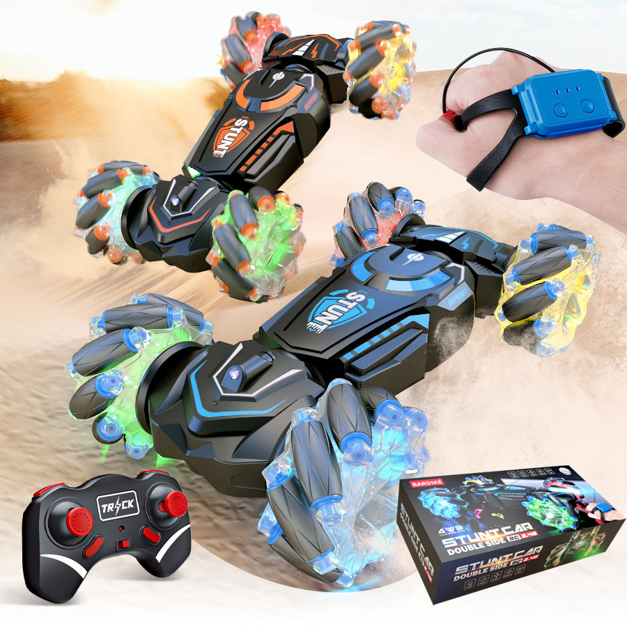 24g Charging Stunt Double-sided Car RC Gesture Remote Control Car Toy